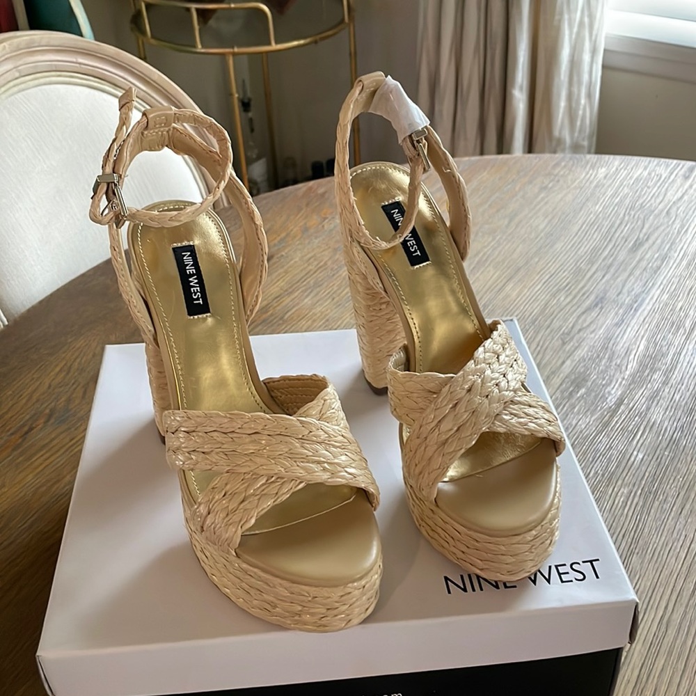 Women’s woven retro heel